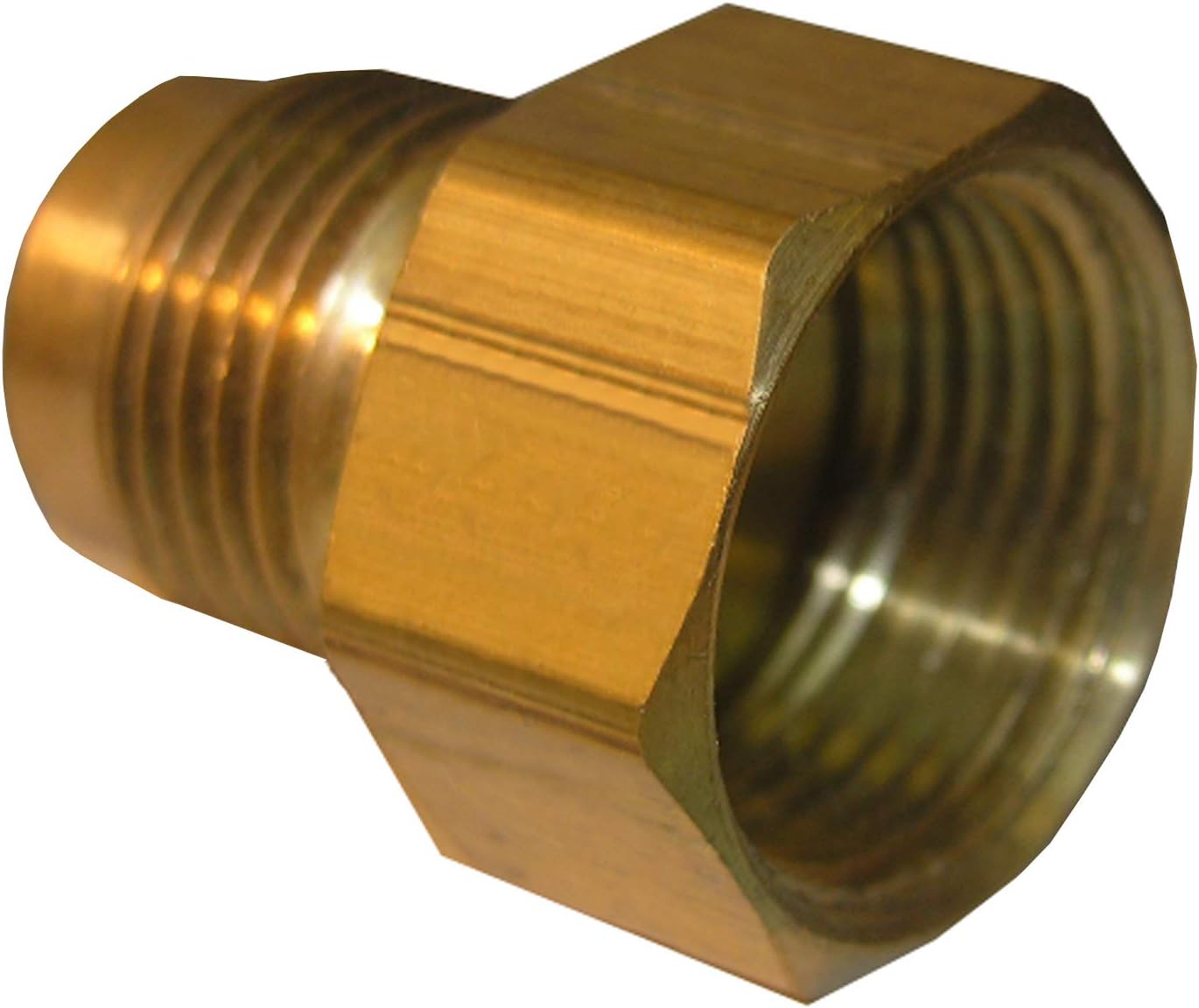 LASCO 17-4651 1/2-Inch Flare by 3/4-Inch Female Pipe Thread Brass Adapter