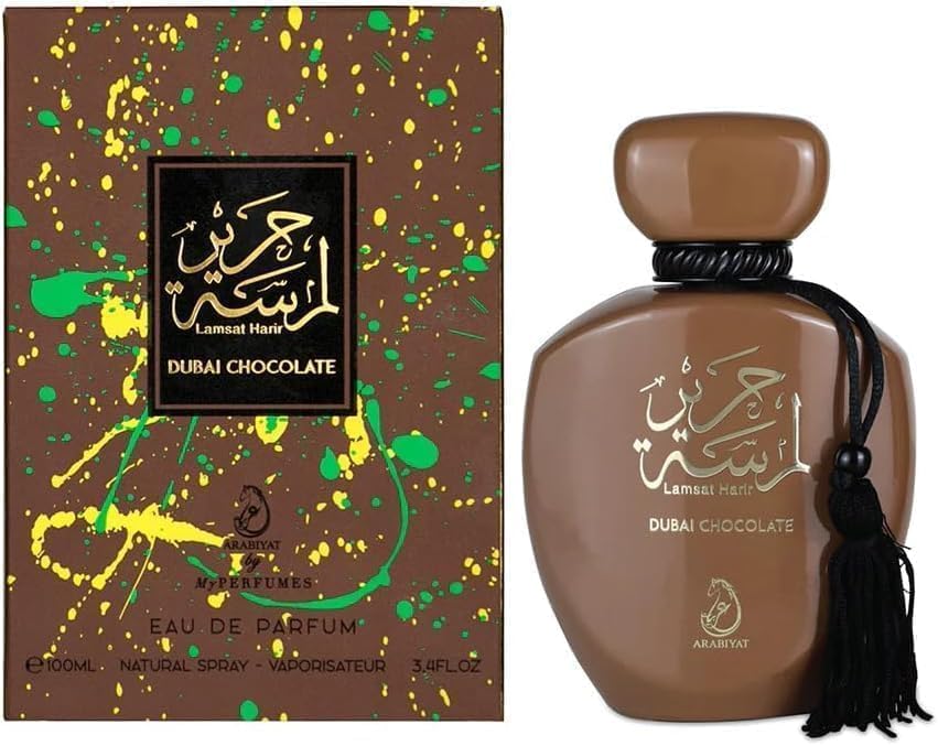 my perfumes Arabiyat Lamsat Harir Dubai Chocolate EDP 100ML For Men & Women (Unisex), Made in UAE