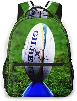 Mochilas Escolares Pelota de Rugby en Camiseta para patear Mochila Hombre  Mujer Casual Mochila para Portatil 14 Pulgadas Mochila Universidad  Resistente Mochila Instituto : Amazon.es: Deportes y aire libre
