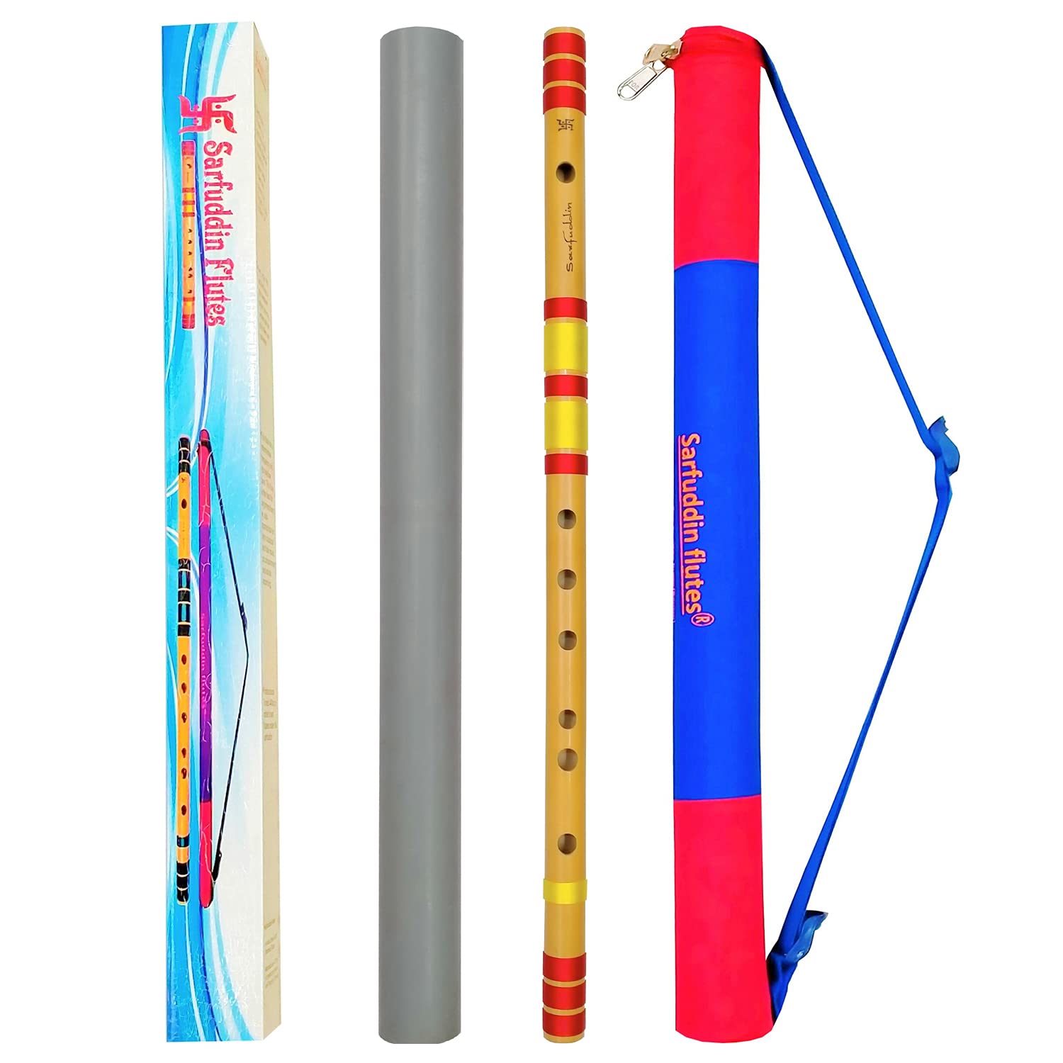 SARFUDDIN flutesC Sharp Medium 18 Inches ( ) Bamboo Flute