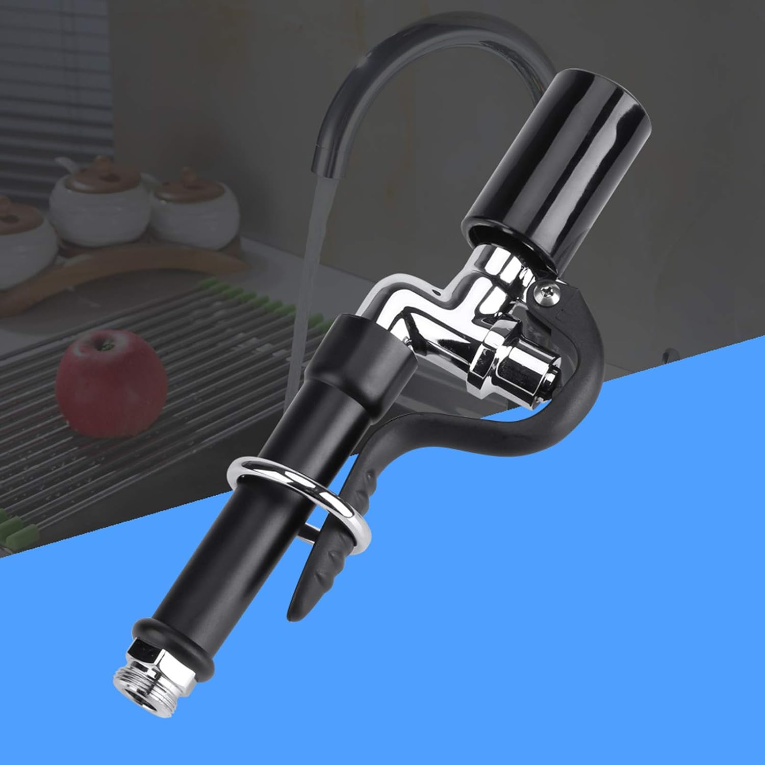Commercial Kitchen Hotel Faucet Tap Sprayer High Pressure Hose for Efficient Dishwashing