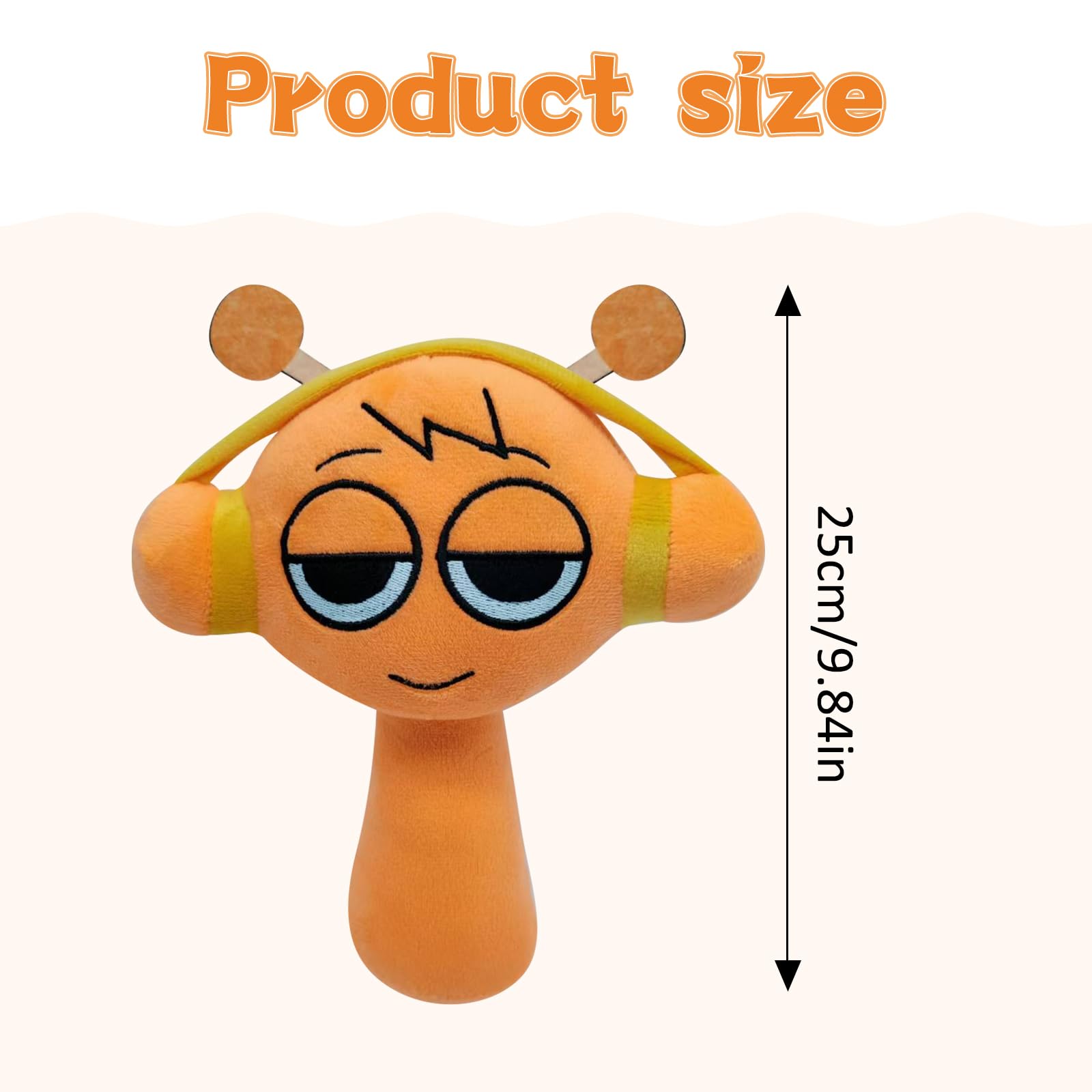 S-prunki Plushies, 9.8" S-prunki Plush, Peluche S-prunki Wenda, Suaves y Lindos SPR-unki Wenda Plush, Muñeco De Peluche Wen-da De Anime, Presentes para niños y niñas y Fans — view 2