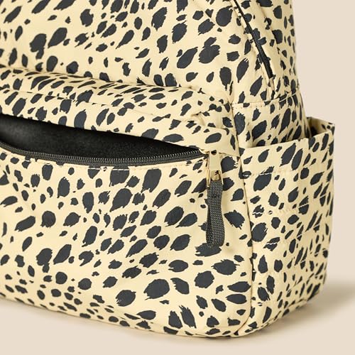 Image of Amazon Essentials Unisex Kids' Backpack for Boys and Girls, Beige Leopard, One Size