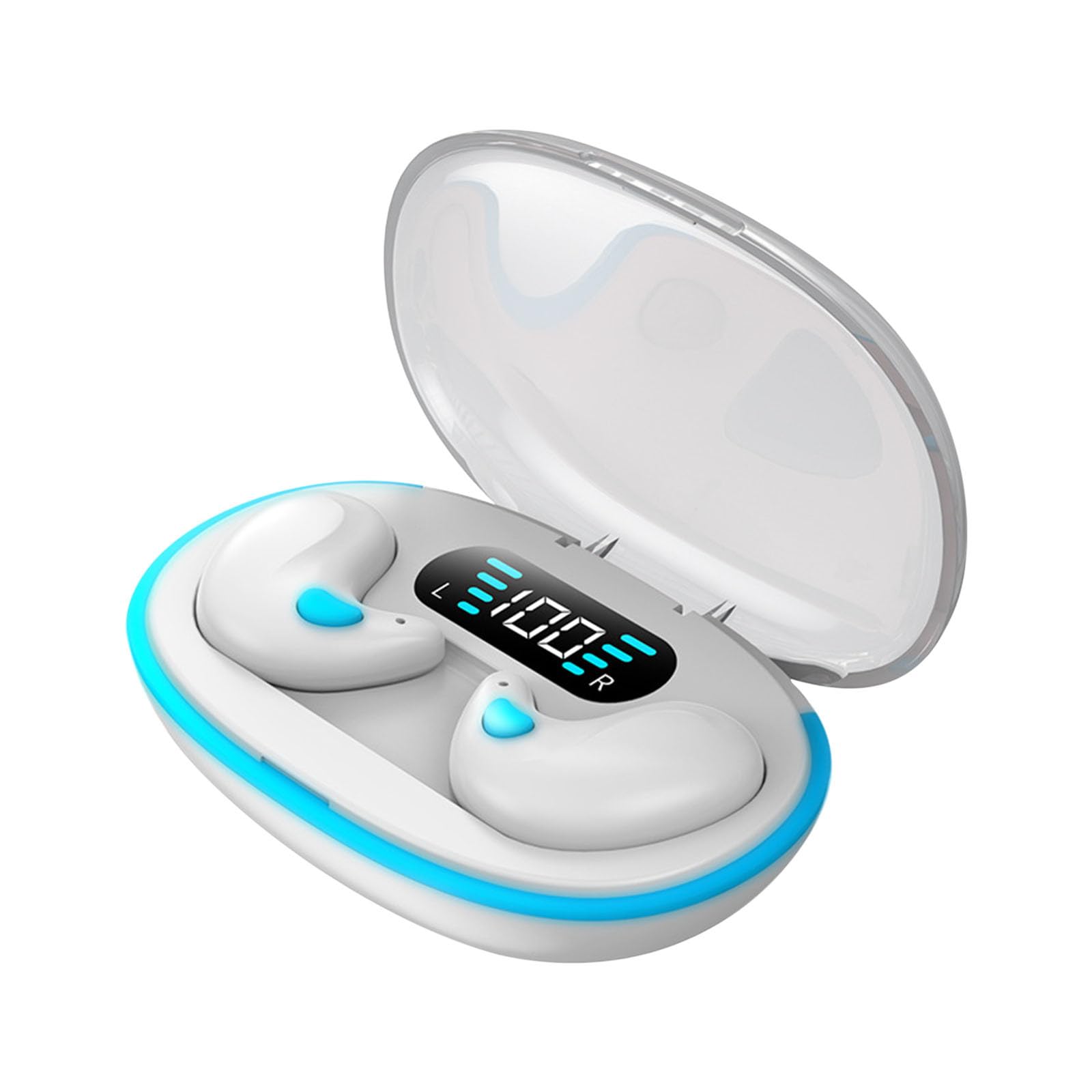 Wireless Headphones Bluetooth Workout Ear Buds Wireless Earbuds Bluetooth Earphones in Ear Sleep Earphones Hidden Compact Music Calls