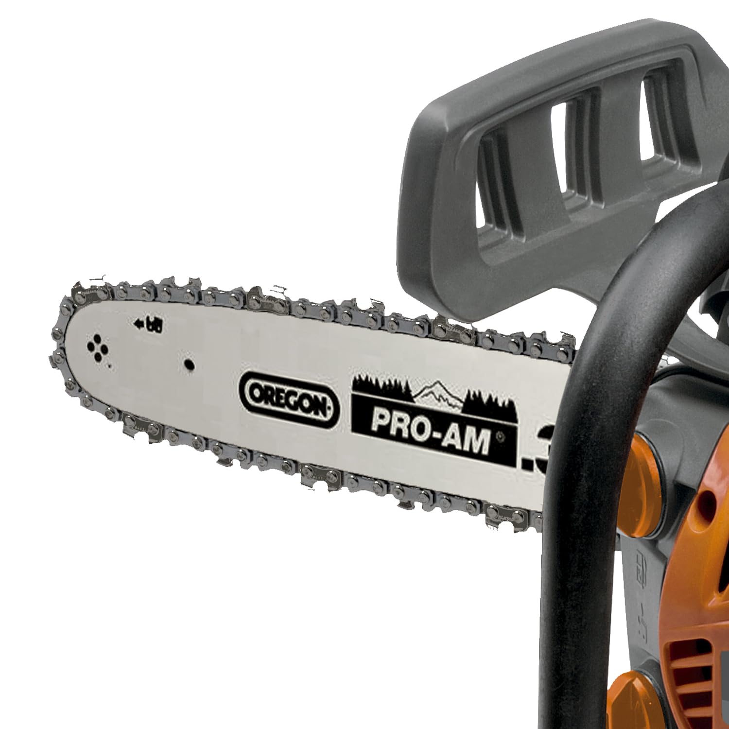 ANOVA - Motosierra Gasolina | 1,3 CV - 1,0KW | 28,5 CC | 3,26 KG | Espada 12" - 3/8" BP - 30 CM OREGON | Para Tala, Poda y Corte de Madera en Jardín y Trabajos Forestales | Arranque Manual