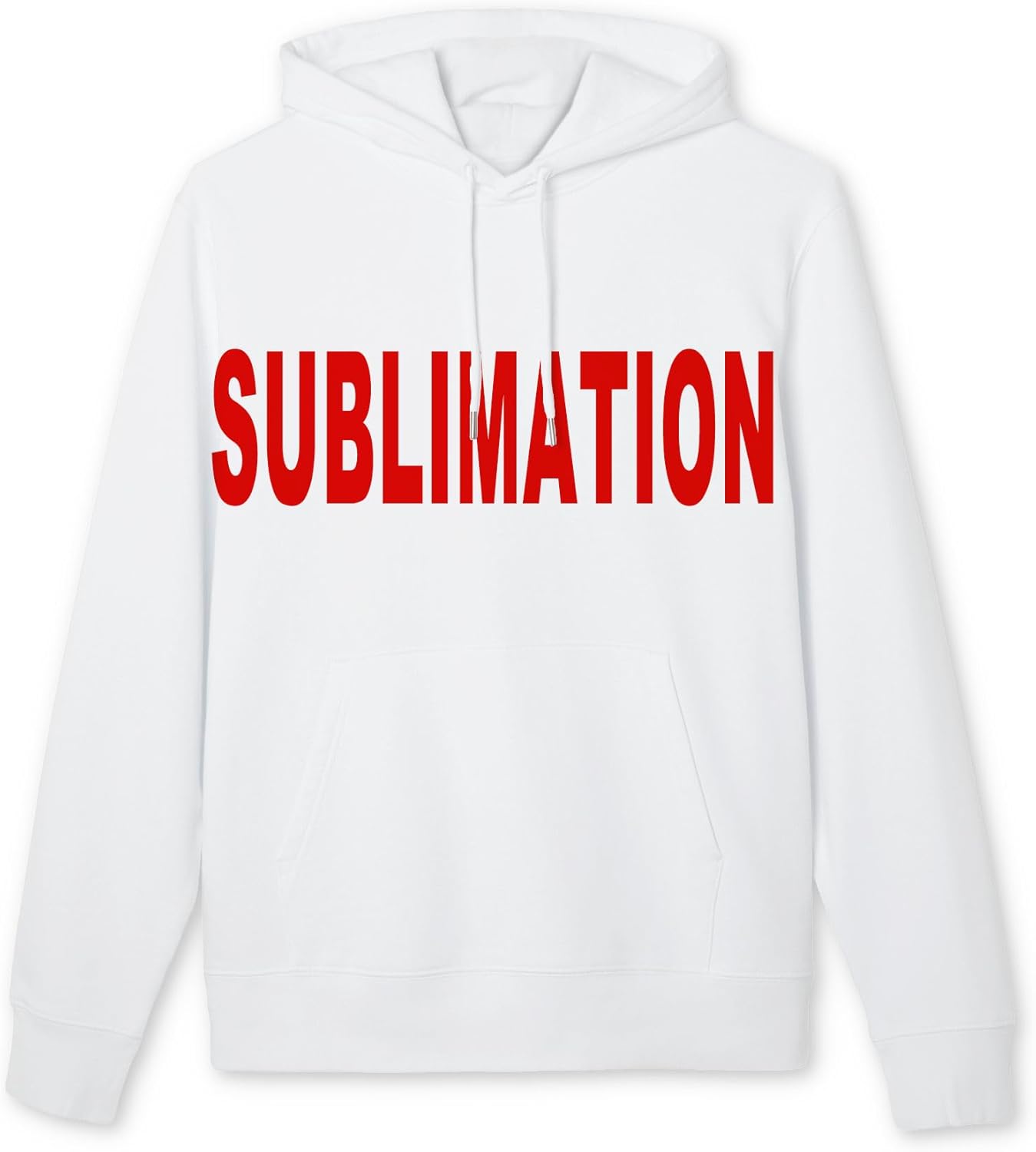 Sublimation Blanks White Hoodies Sweatshirt Polyester for Heat Press Printing