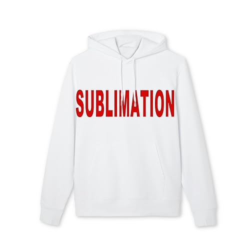 Sublimation Blanks White Hoodies Sweatshirt Polyester for Heat Press Printing