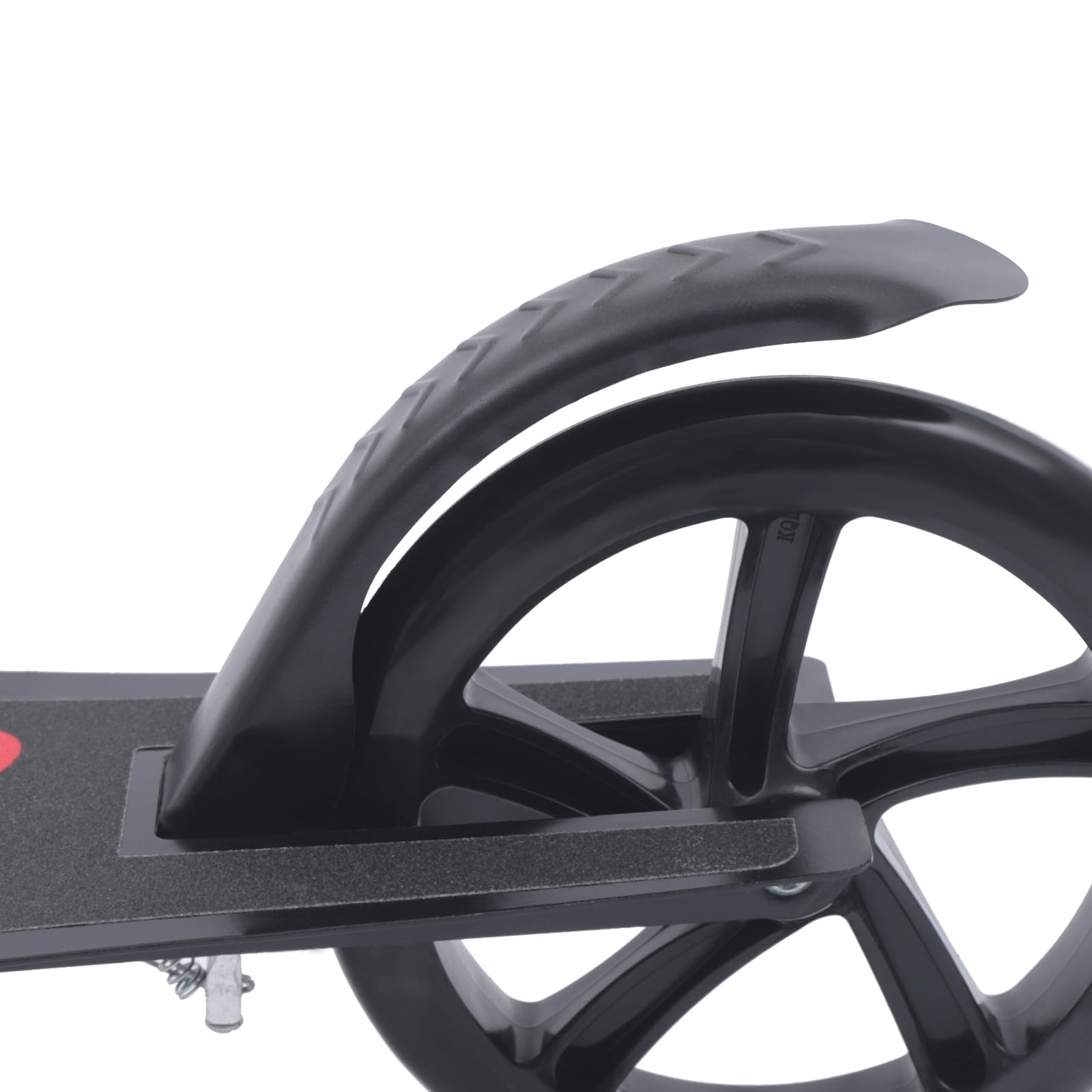 Trottinette pliable de 200 mm - Roues style T - Frein à main + panier avant - Pour adulte - 4 niveaux de hauteur - Frein à main et suspension - Jusqu'à 150 kg