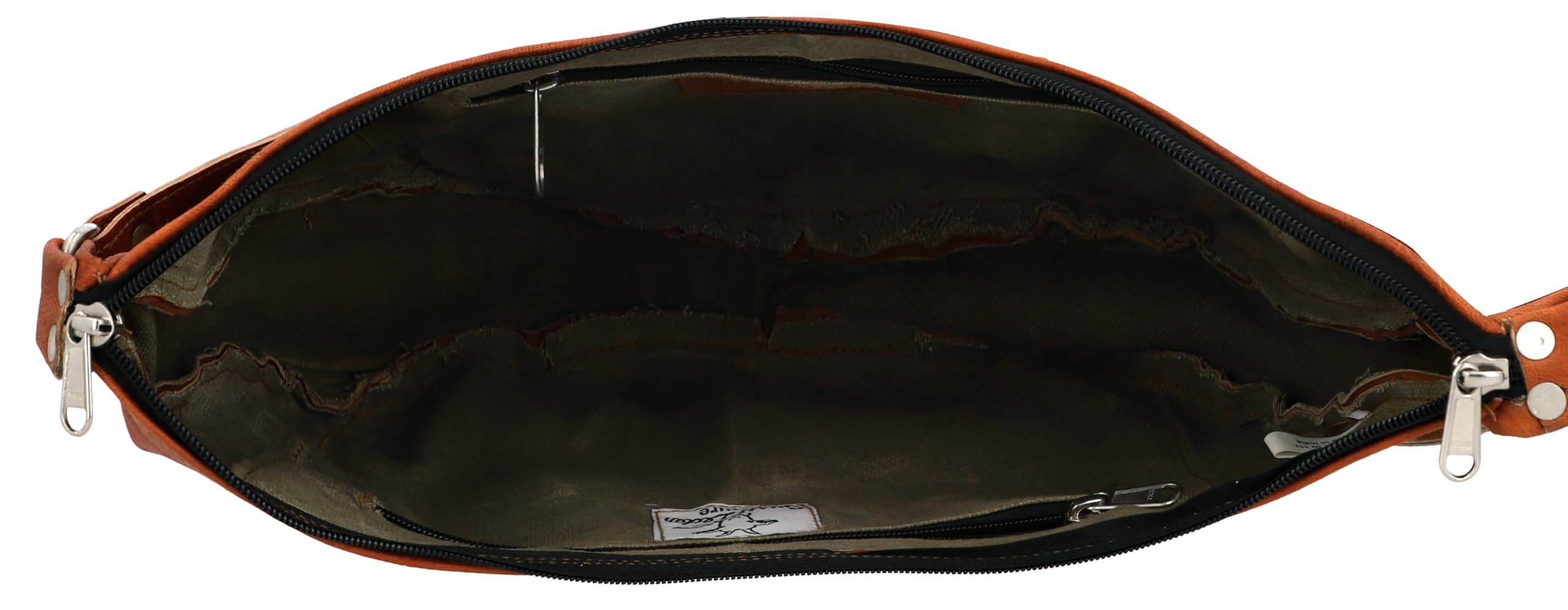 Gusti Cuero nature "Mira" Bolso Bandolera Vintage Retro Mujer Cuero de Cabra Hebilla Marrón Práctico Elegante Regalo K56b