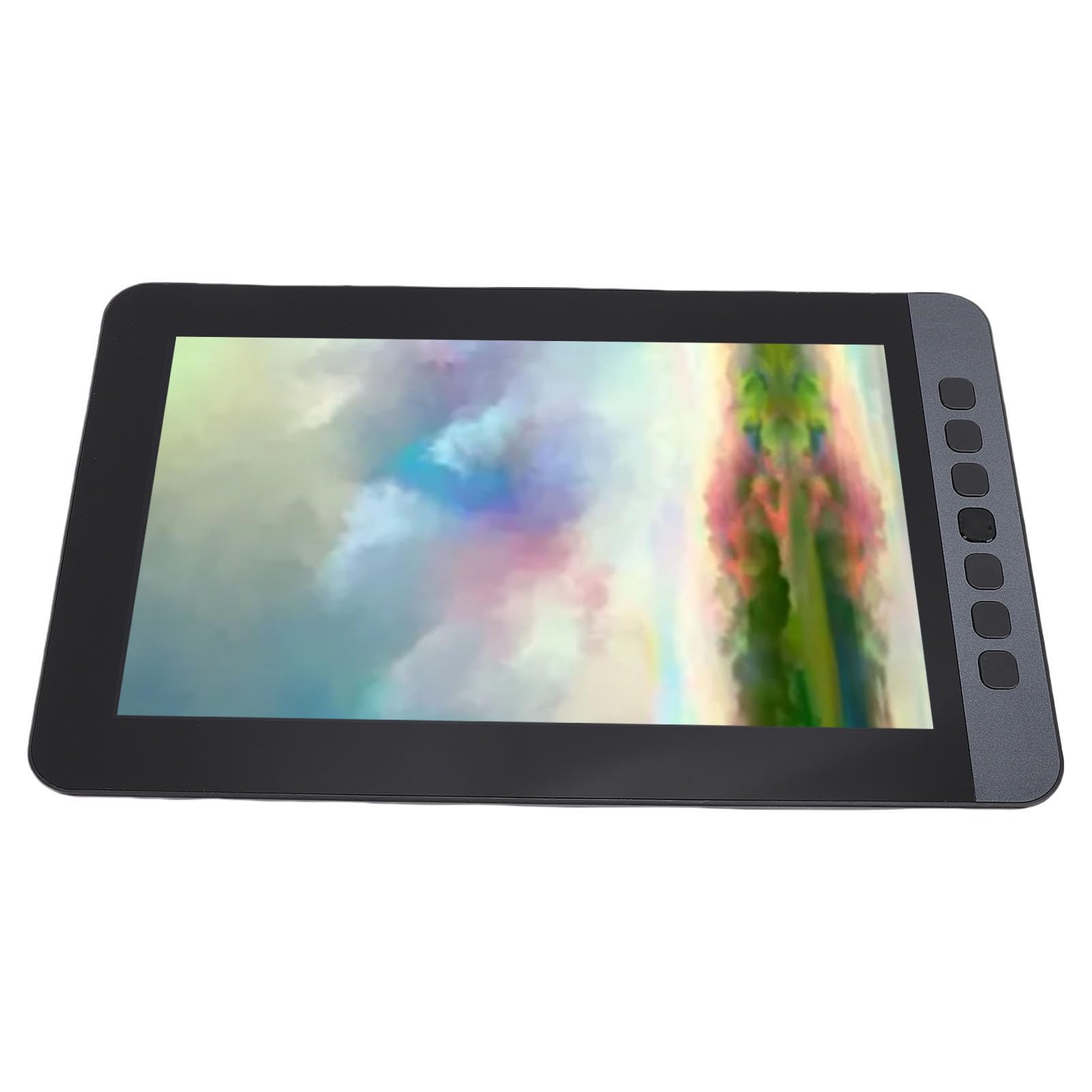 Ejoyous Tavoletta Grafica Tavoletta Grafica Artistica Digitale Full HD da 11,6 Pollici Senza Batteria Stilo 8192 Inclinazione a Pressione 6 Tasti di Scelta Rapida per Disegno Modifica Note su PC