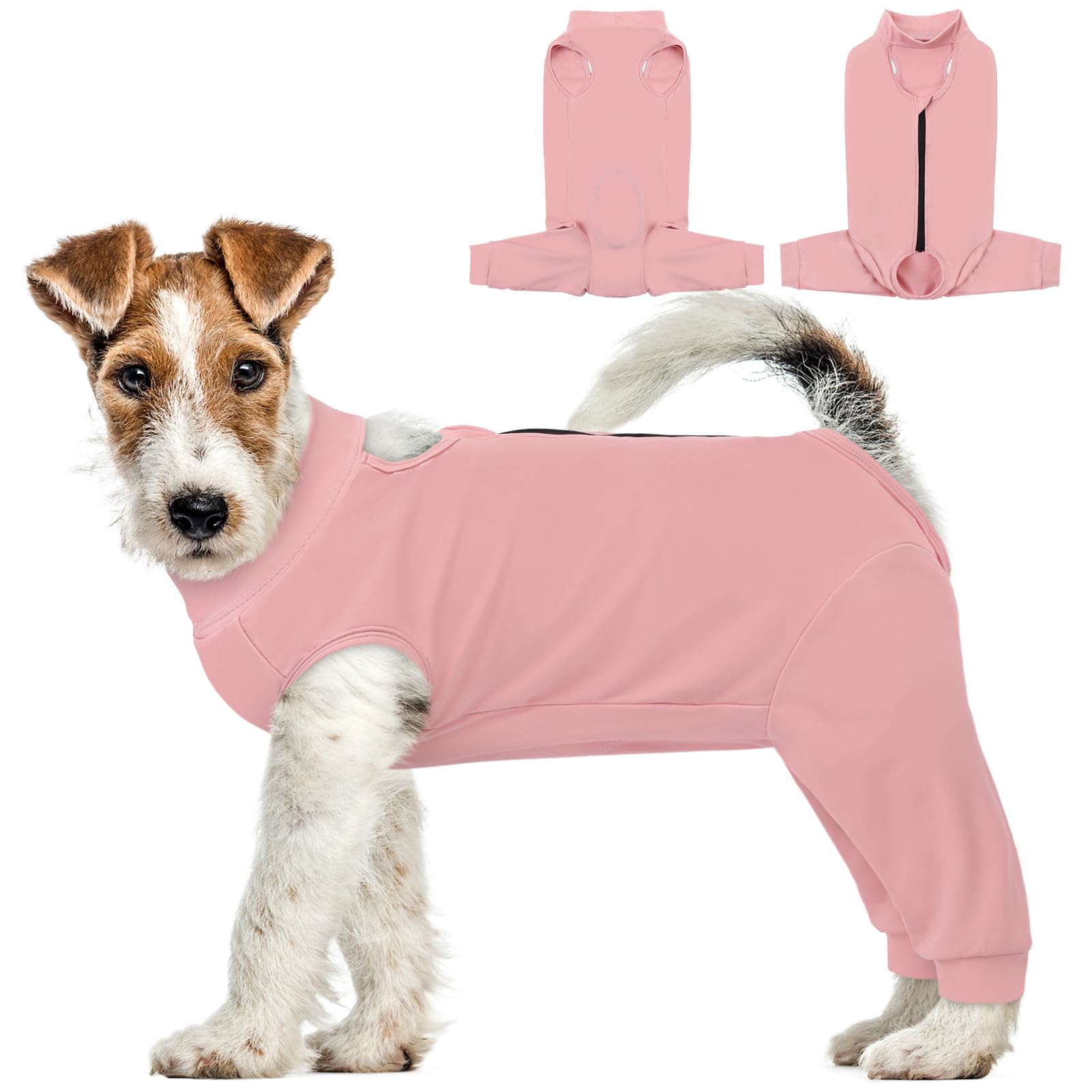 AOFITEE Dog Recovery Sleeve Hind Leg, Small Dog Recovery Suit for Female Male Dog, Anti Licking Small Dog Rear Leg Sleeve, Dog Wound Cover for Rear