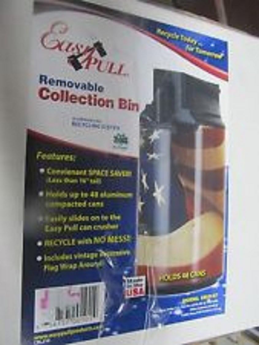 Dial Industries Easy Pull Heavy Duty Wall Mounted Beer, Soda, Aluminum 12oz Can Crusher Collection Bin