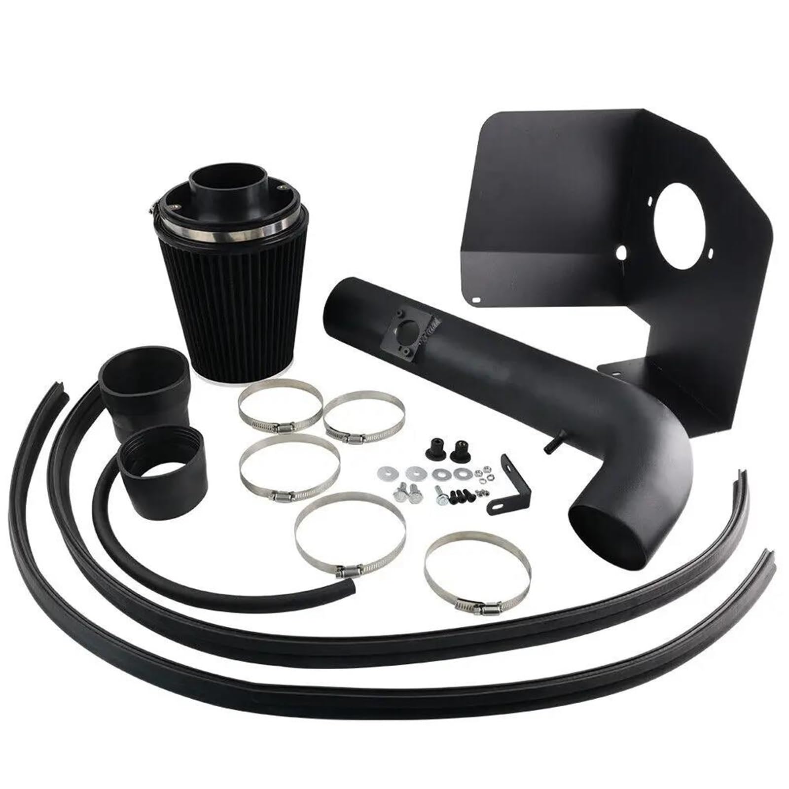 Entrada aire automóvil Filtro De Protección Térmica Para Admisión Aire Frío Negro Coche Carreras Para GMC Para Sierra 2009-2013