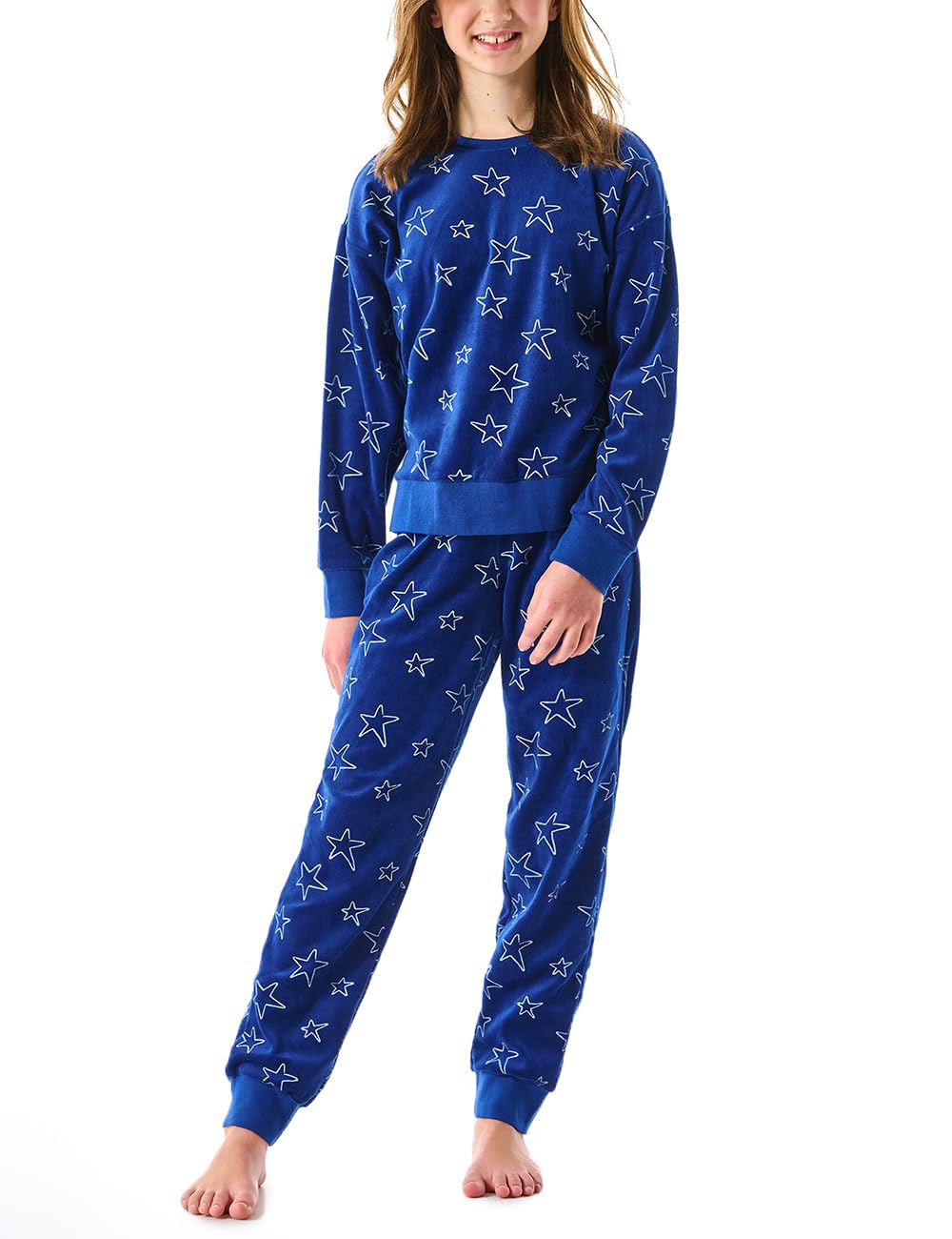 Schiesser Mädchen Schlafanzug Set Pyjama Warme Qualitäten Frottee - Fleece - Sweat - Größe 140 Bis 176 Pyjamaset