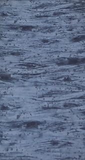 Vintage Dark Blue Wood Grain Cotton Fabric 48 inches Long