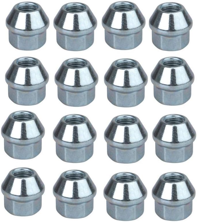 Tusk OEM Style Tapered Chrome Lug Nut 10mm x 1.25mm Thread Pitch (16 Pack) for Polaris RANGER RZR 170 2009-2018