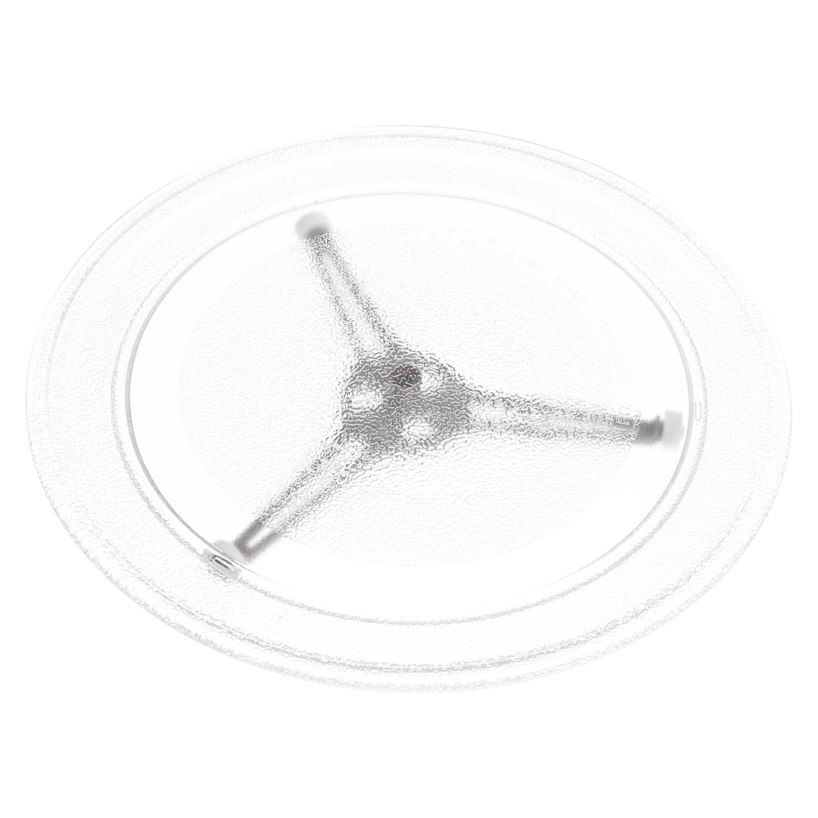 Plateau tournant verre micro-ondes rotation silencieuse et support universel stable