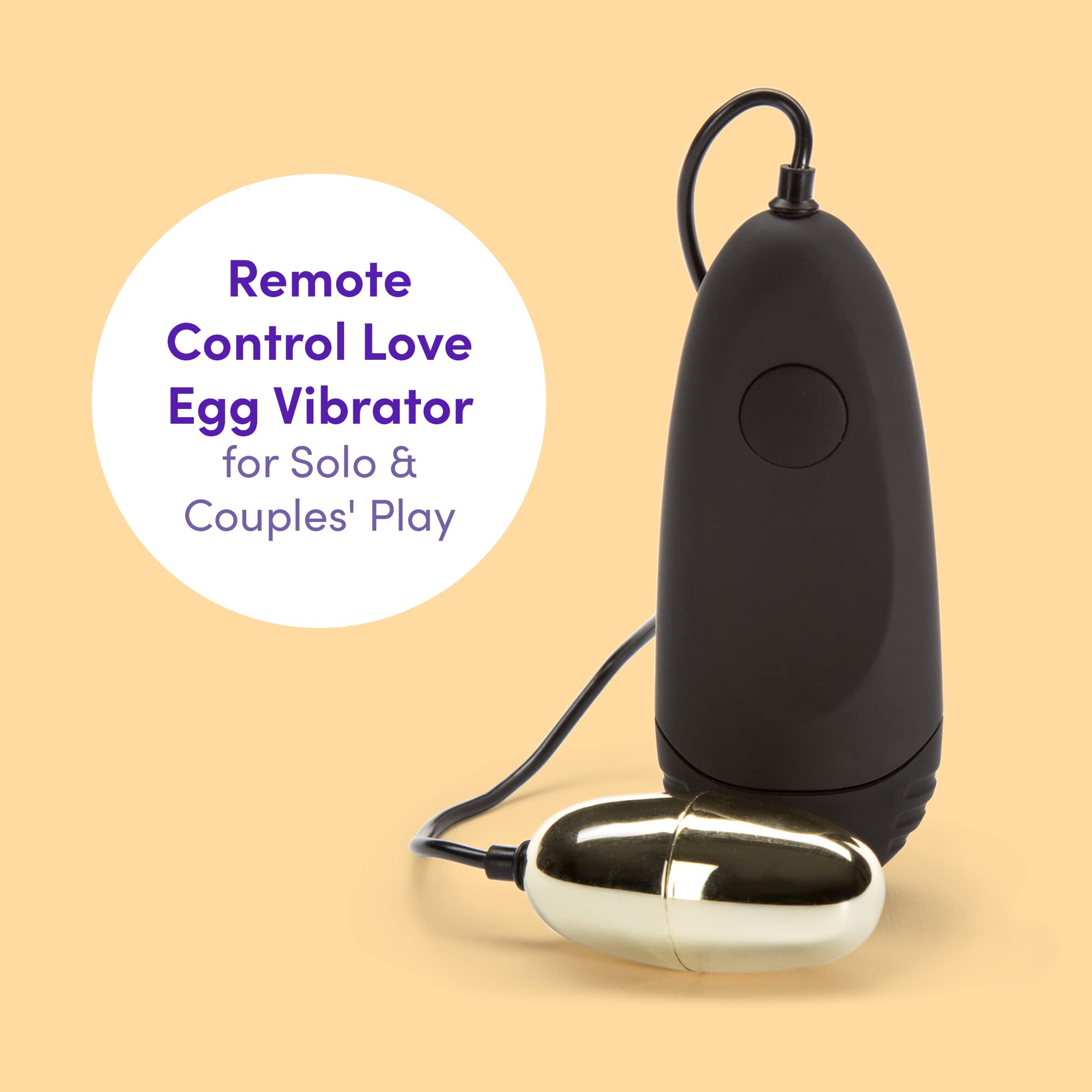 Amazon.com: Lovehoney Power Play Vibrating Egg - 2.5 Inch Bullet Vibrator  with Wired Remote Control - Smooth 7 Function Vibrator for Women