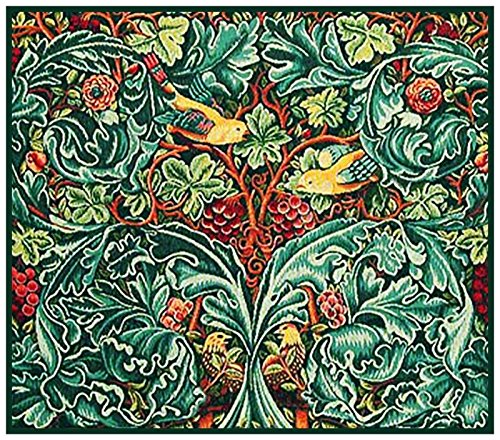 Orenco Originals Green Acanthus Vine Birds William Morris Design Counted Cross Stitch Pattern