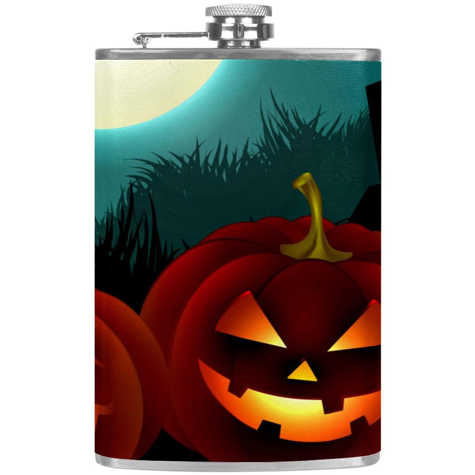 Flasque pour liqueur avec entonnoir de camping en acier portable