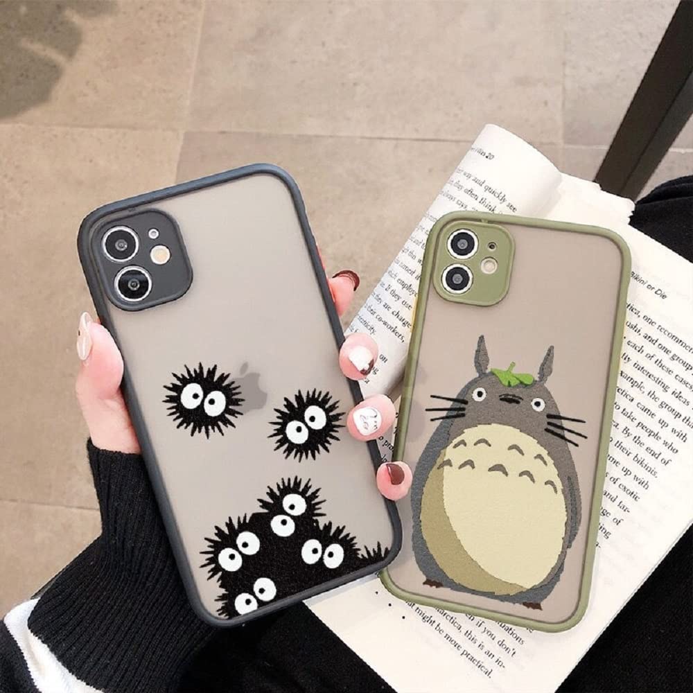 Totoro Cute Miyazaki Anime Faceless Phone Case X XR XS Max