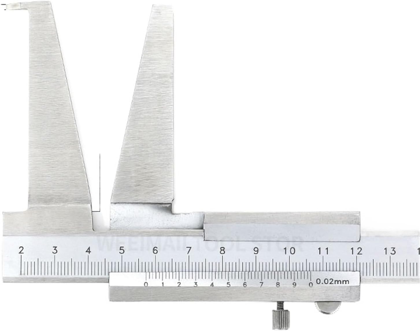 Inner Groove Caliper Intern Vernier Caliper Stainless Steel Long Claw For Inner Diameter Measurement Tool Gauge 30-300(26-200 Inside Groove)