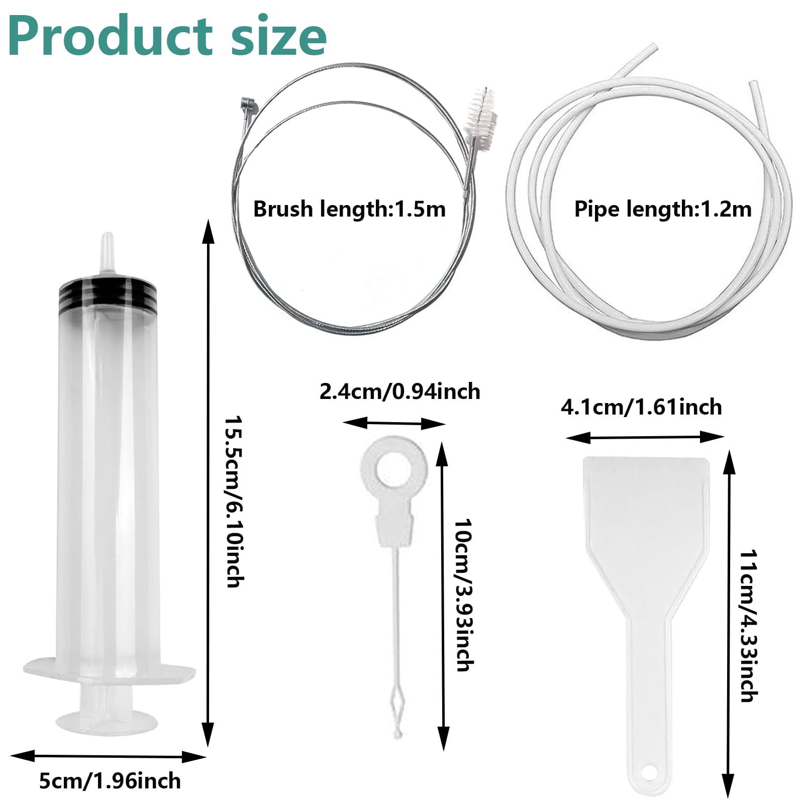 Kit Pulizia Frigorifero 8 Pezzi - Spazzola Foro Di Scarico E Accessori Per Manutenzione - Foto 6