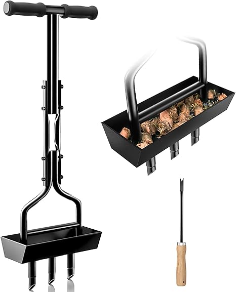 Lawn Aerator Garden Tool with Soil Core Tray Lawn Aerator Garden Tool with Soil Core Tray