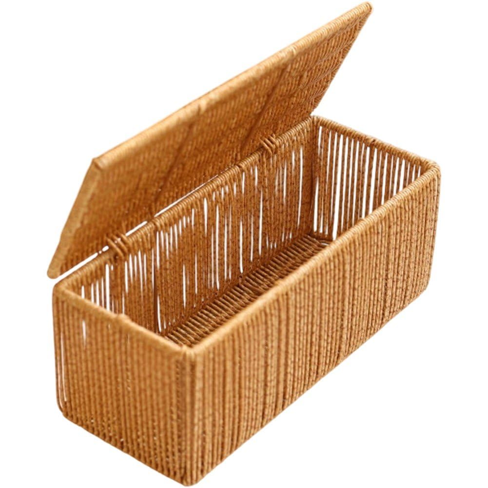 Caja organizadora de regletas Hrippy con soporte para móviles y gestión de cables de datos