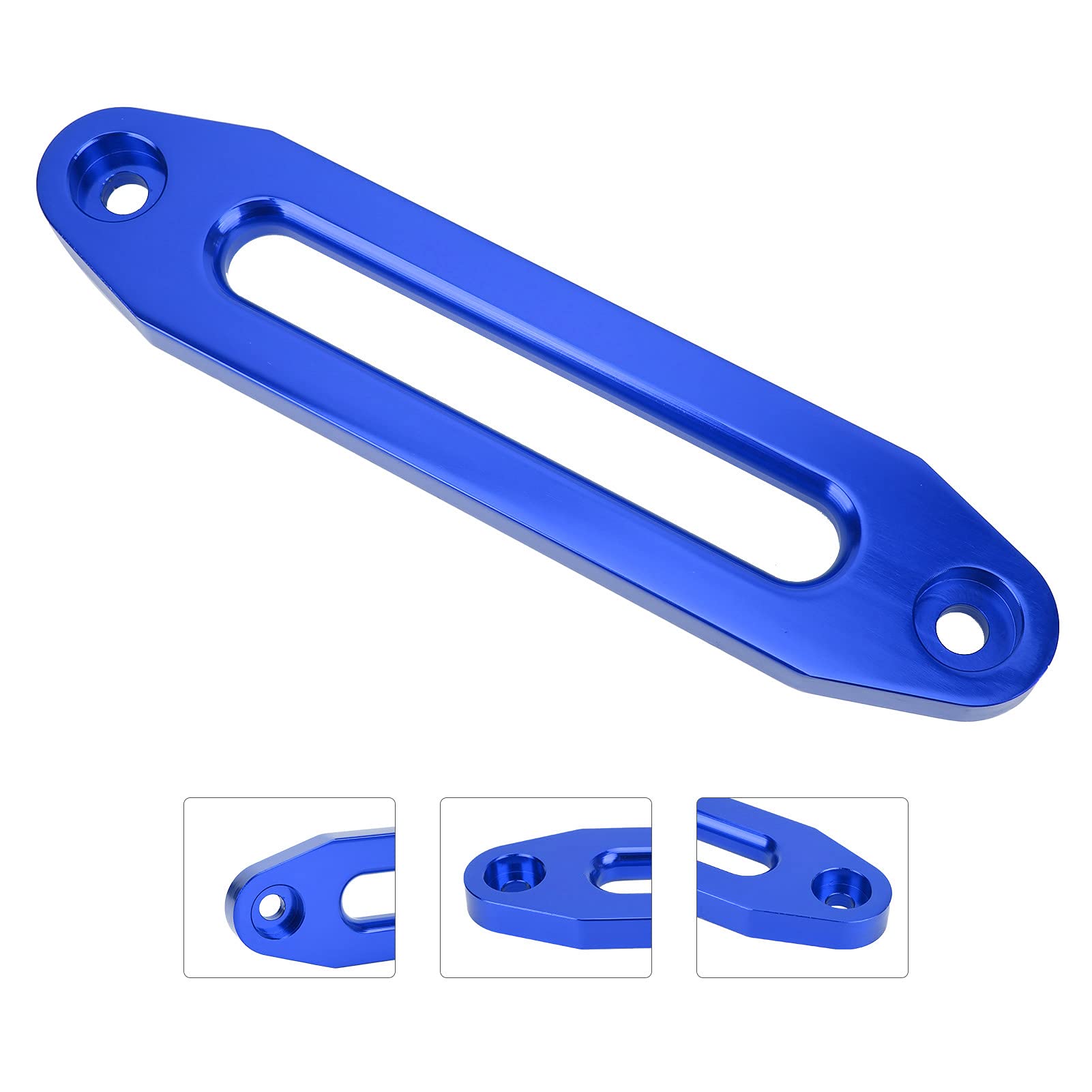 KIMISS Passacavo per Verricello Hawse, Passacavo per Argani Hawse per Auto 10 Pollici / 25,4 Cm Carico da 8000 a 15000 Libbre Sostituzione per la Manutenzione(B (Blu)