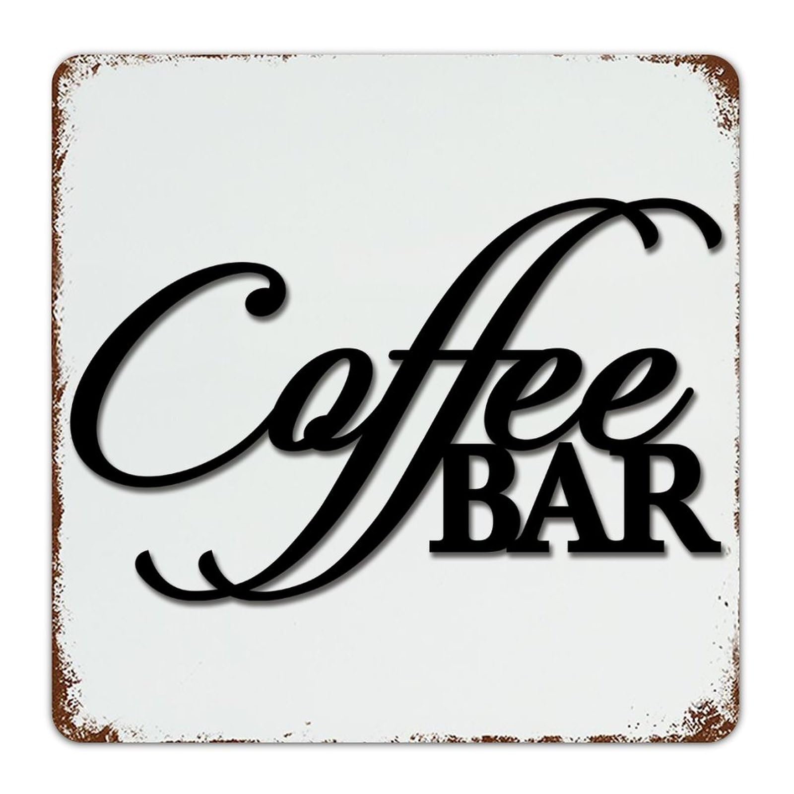 Targa In Metallo Vintage 30x15 Cm – Tema Bar California – Aspetto Invecchiato, Per Interni/Esterni - 3