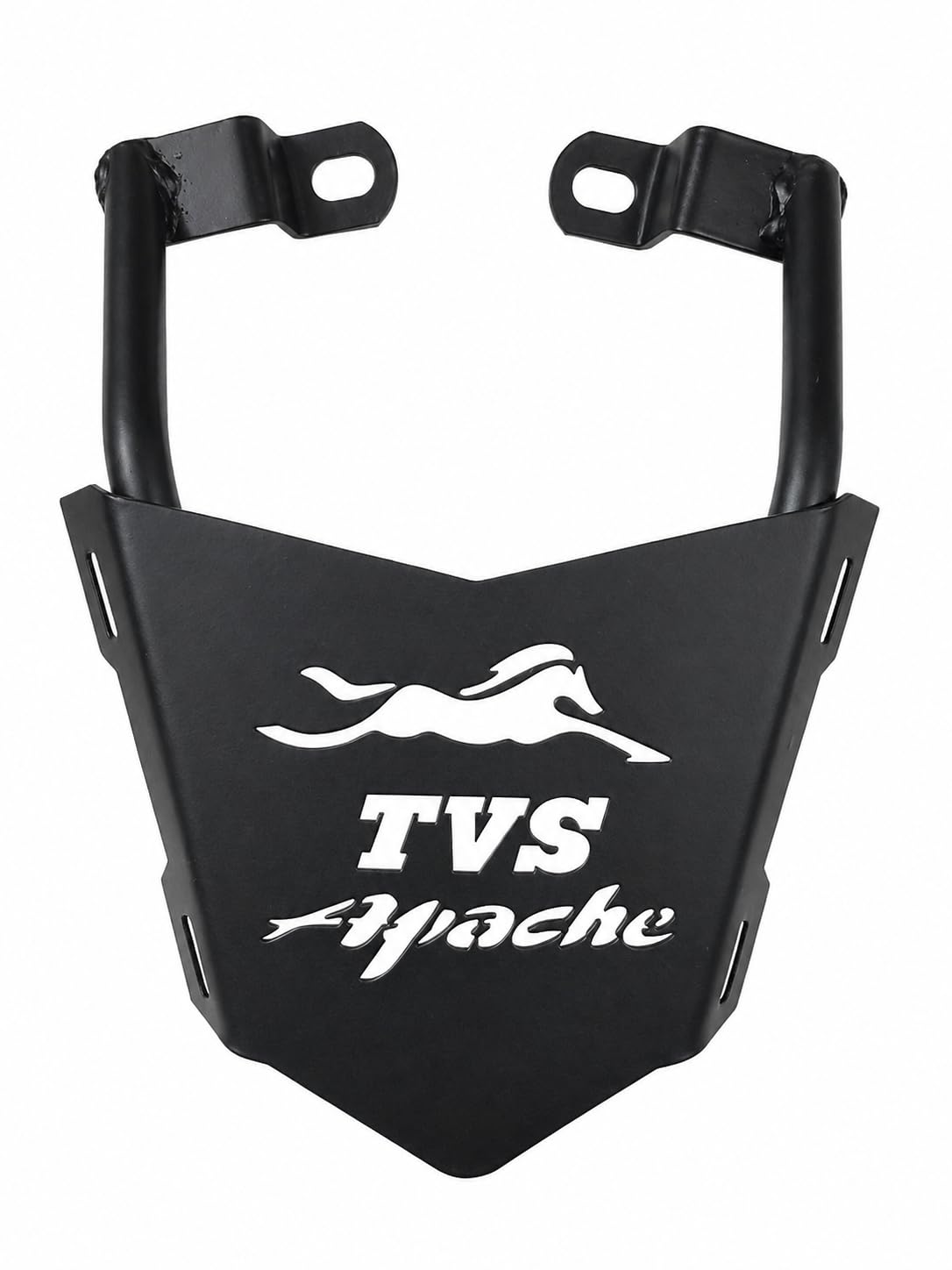 TVS Apache RTR 160, 180, 200 CC | Top Rack Carrier for Bike | Heavy Duty Metal Rear Luggage, Back Rack for Motorcycle Bag Touring & Daily Use | Matte Black-image-24