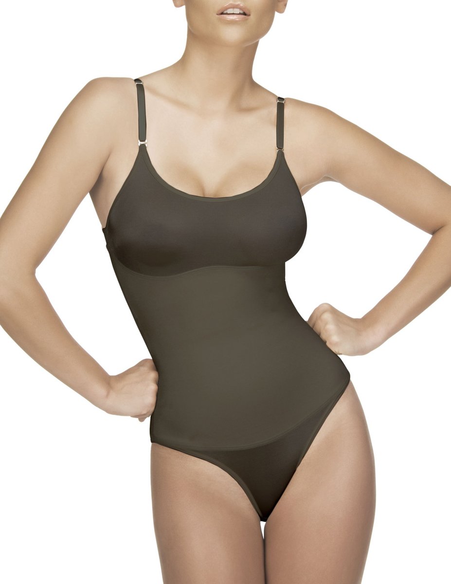 Vedette105 Lea Bodysuit in Bikini Color Black