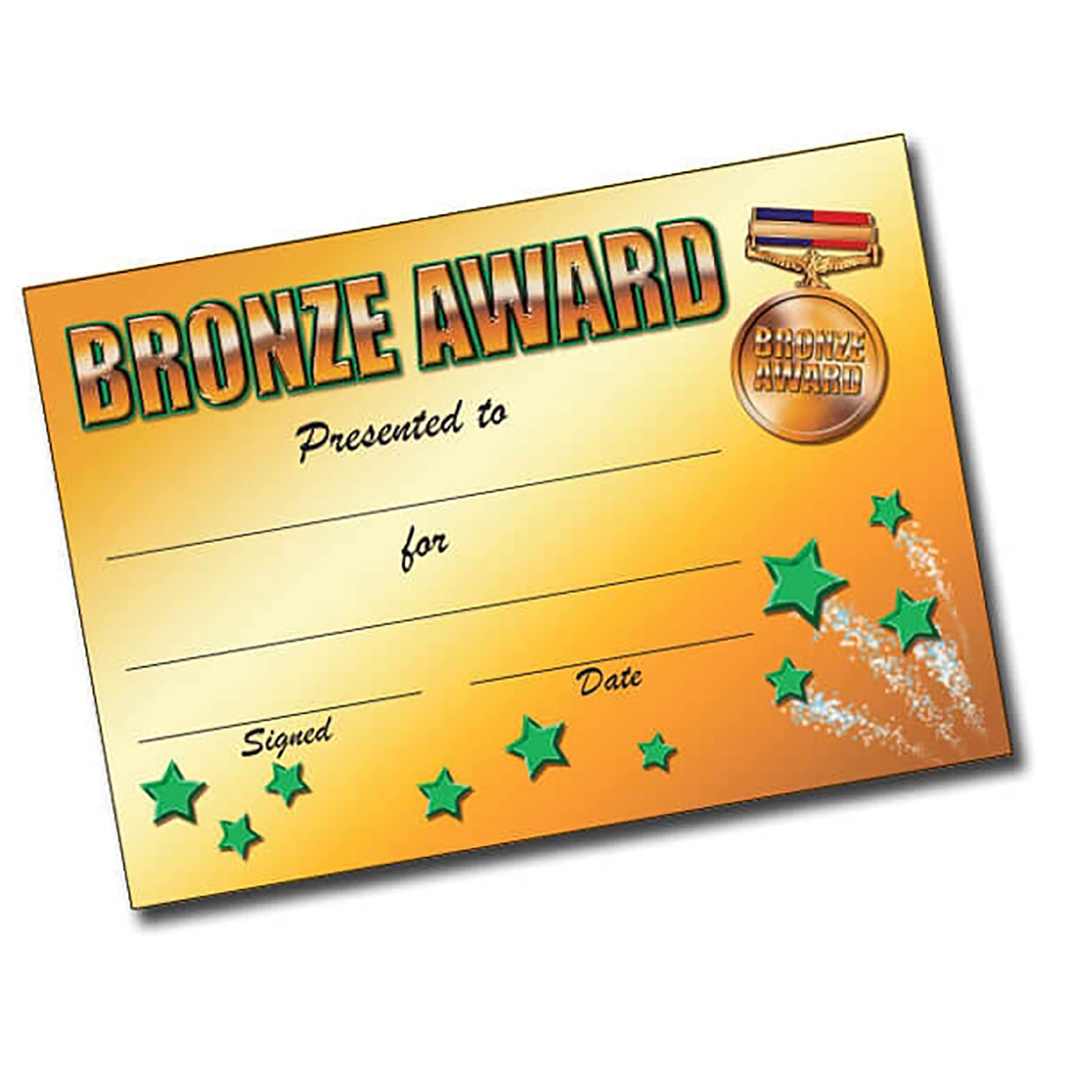 40 Bronze Award Childrens Pupils School Praise Teachers Reward Certificates A5 Primary Teaching Services