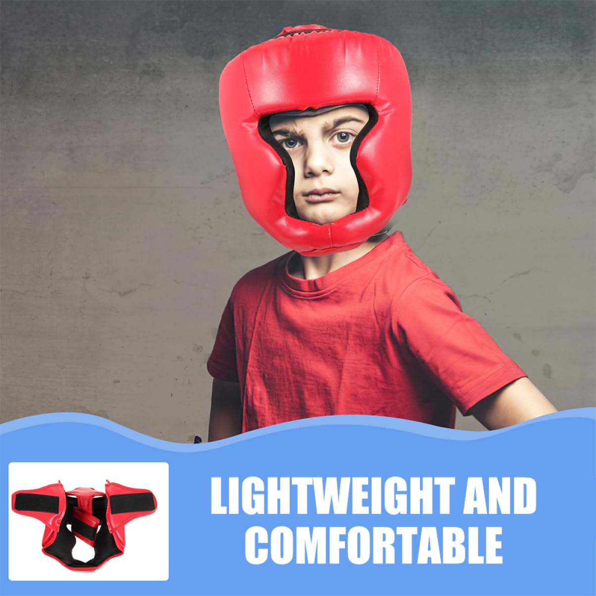 CLISPEED Casque de Protection pour Boxe et Arts Martiaux Ajustable et Mousse pour Entraînement et Combat Confort Optimal et Résistance Aux Chocs
