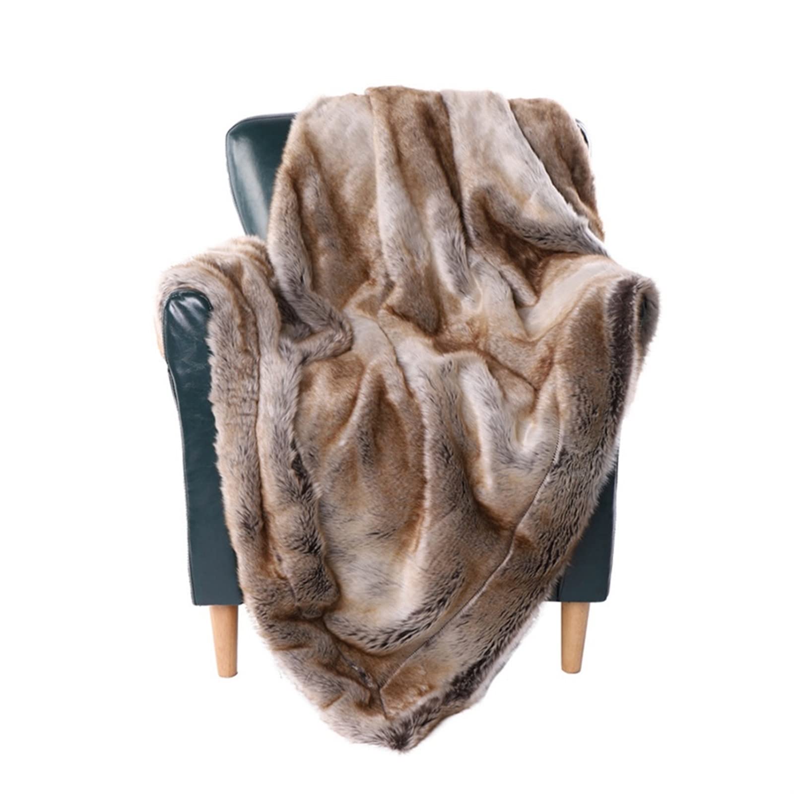 Couverture pour canapé en microfibre de luxe et plaid de lit haut de gamme