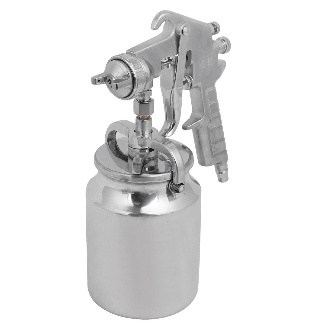 Aexit PQ-2 2mm Nozzle Spray g-u-n Sprayer Paint Tool Silver Tone (18f80e95d4c3f2a26340c5b9d7e17f13)
