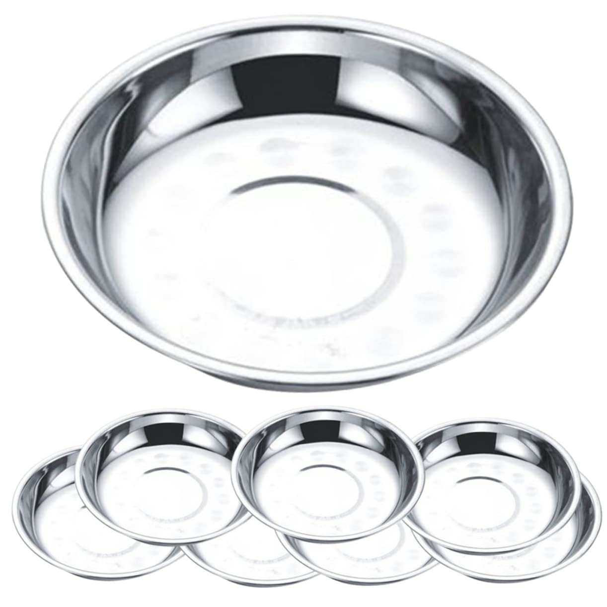 CIYODO Plateau à Pizza Rond En Bois Pour 7 Pizzas