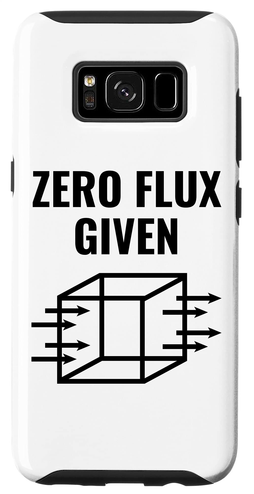 Galaxy S8 Zero Flux Given Physics White Case