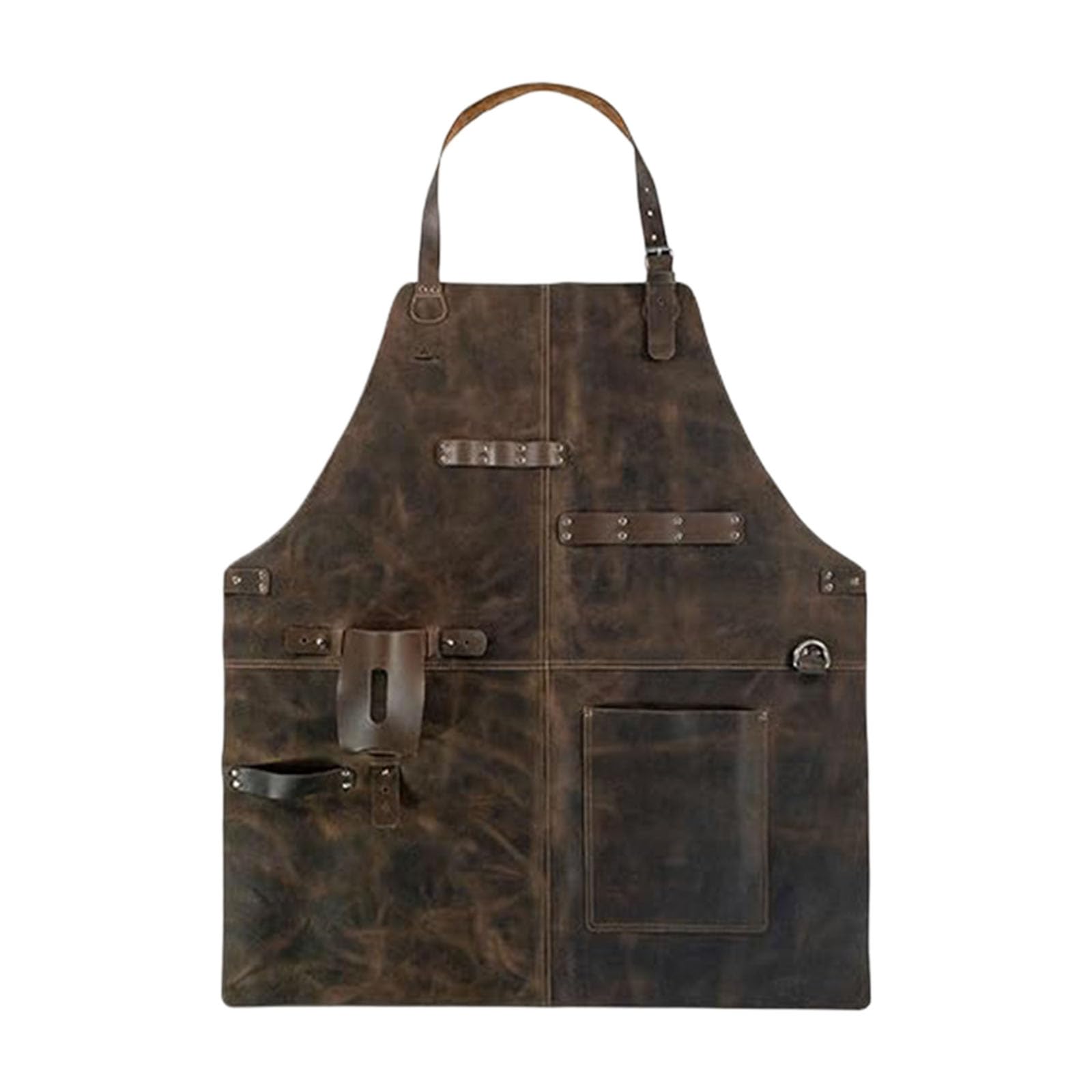 Tsophreniq Long PU Apron with Big Utility Pocket Perfect for Various Tasks Front Pocket Apron
