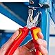 KNIPEX Spitz-Kombizange isoliert mit Mehrkomponenten-Hüllen, VDE-geprüft verchromt 185 mm, 08 26 185