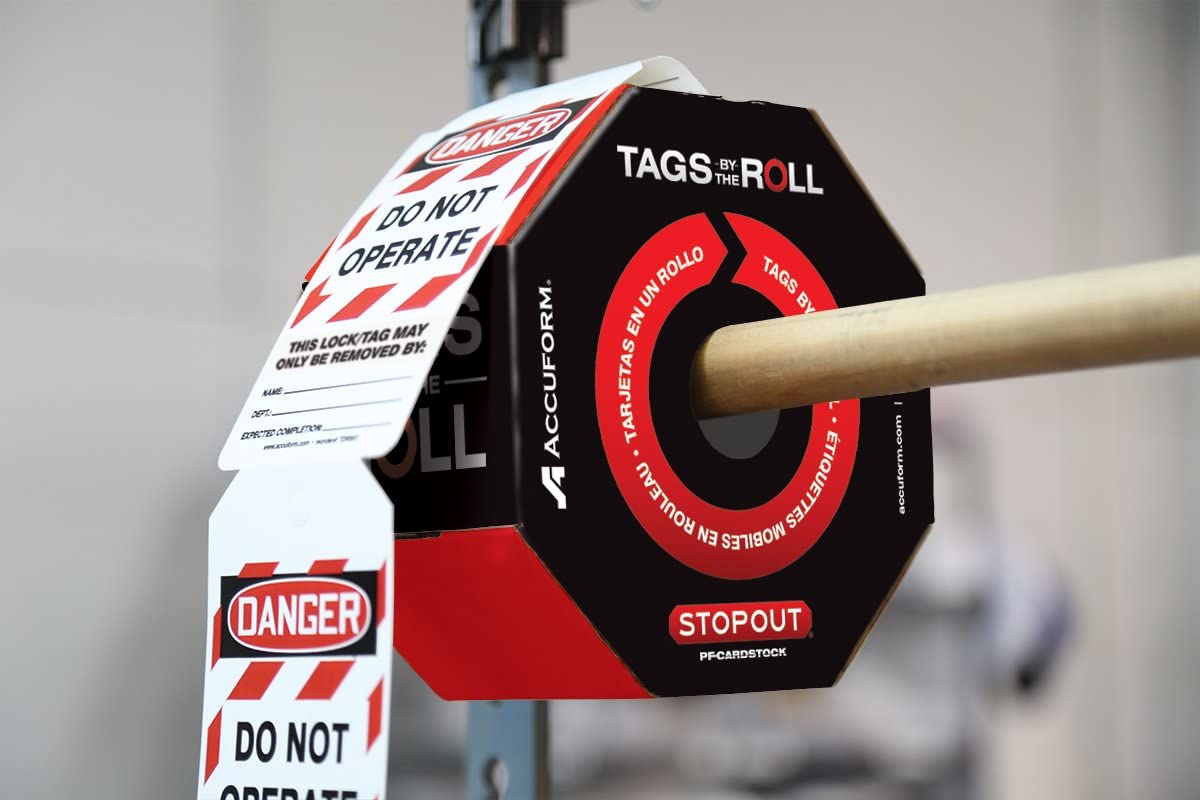 Lockout Tags by-The-Roll - Danger Do Not Operate -4 Lockout Tags by-The-Roll - Danger Do Not Operate -4