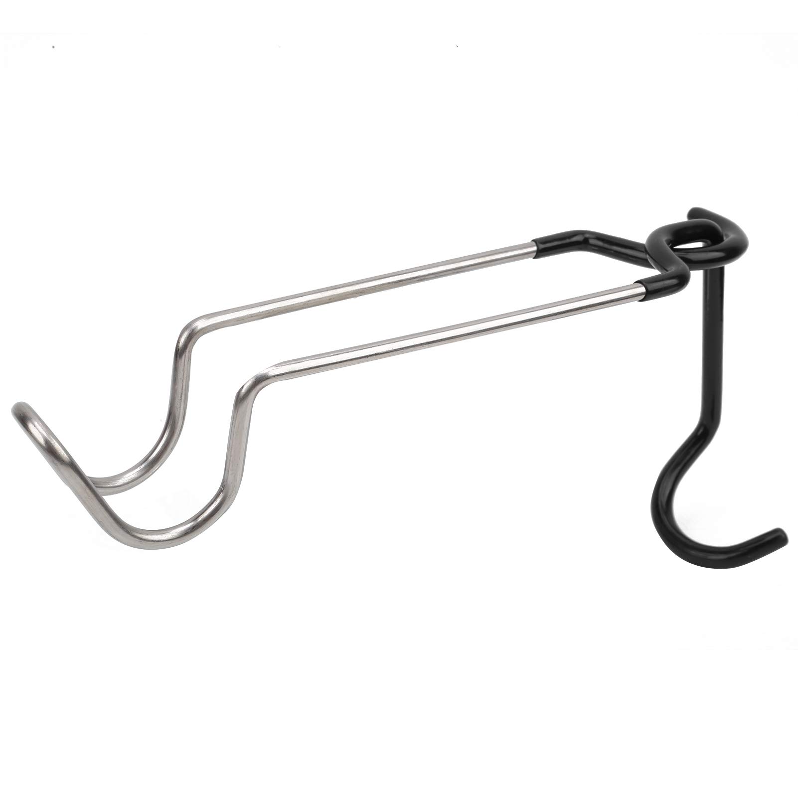 Tent Light Hook, Portable Hanging Lamp Holder for Camping, Hiking, Fishing with Non Slip Steel and Rubber Ends, Lightweight and Portable,