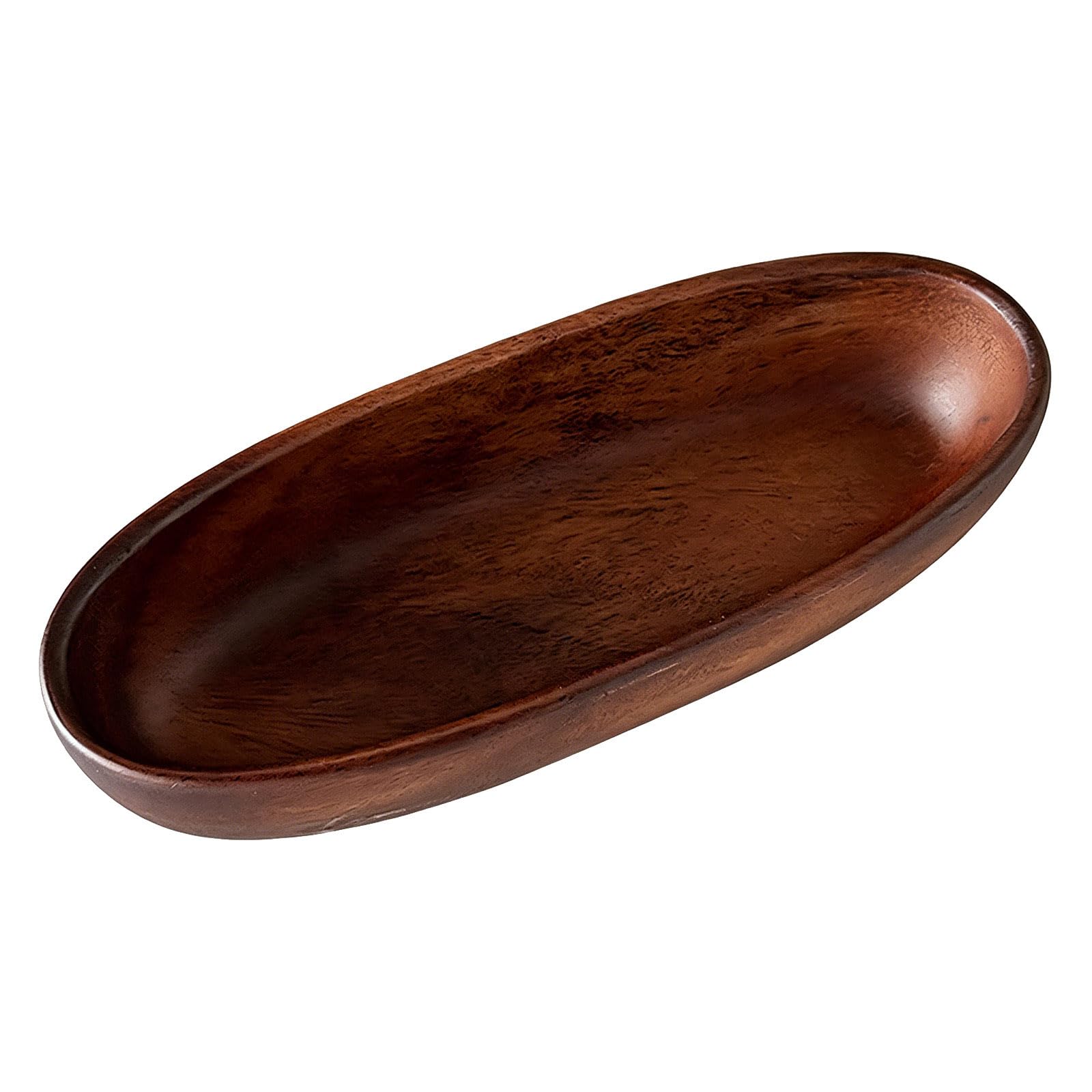 Lerpwige Large Natural Wood Valet Dish Home Accessories Jewelry Organizer Perfect For Nightstand Or Dresser Top Dish