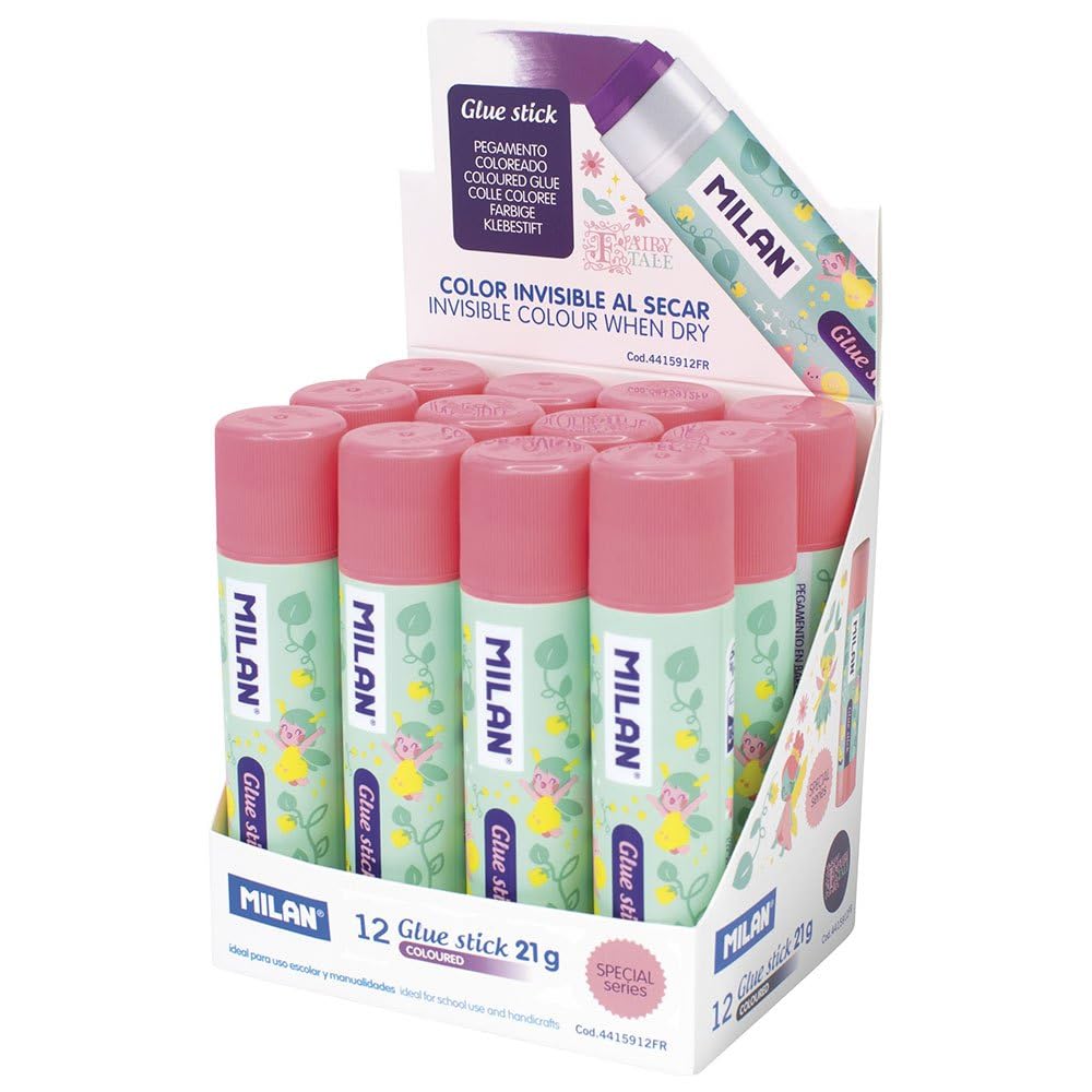 Colle stick violette 21g pour des collages précis sans taches