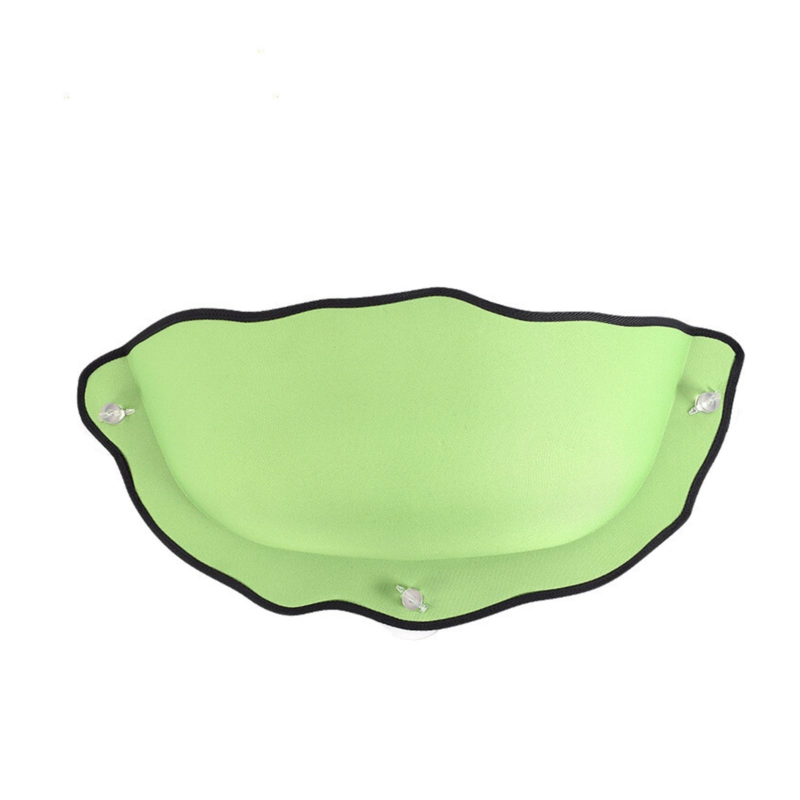 Cat Hammock Bed Frame Davanzale Della Finestra Morbido E Confortevole Eva Jumping Platform Ventosa Sospesa Lettiera For Animali Domestici Stabile E Confortevole(Green)