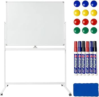 Amazon | 【1200mm×900mm】SKK ホワイトボード 【個人宅配送可】 自立