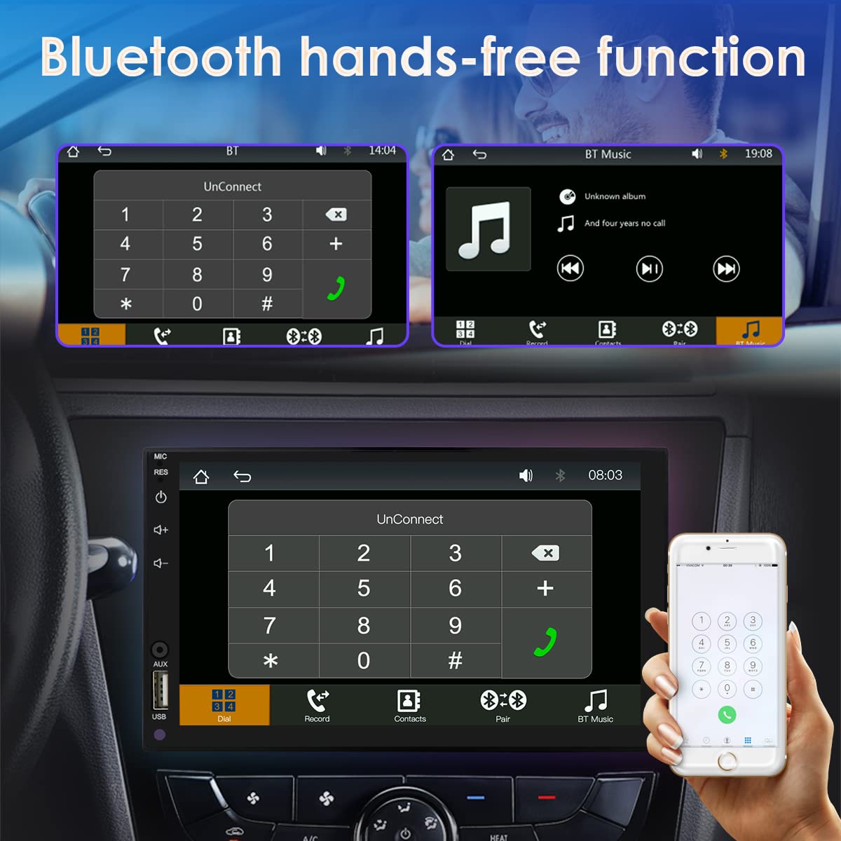 カーナビ Bluetoothユニット 7インチ 楽天市場】Android10.0カーナビ 7インチ アンドロイドナビ 2GB+32GB