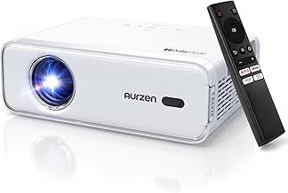 [NetfIix Officially & DoIby Audio] Aurzen Eazze D1 4K Supported Smart Projector with Auto Focus & Auto Keystone, 50% Zoom,...
