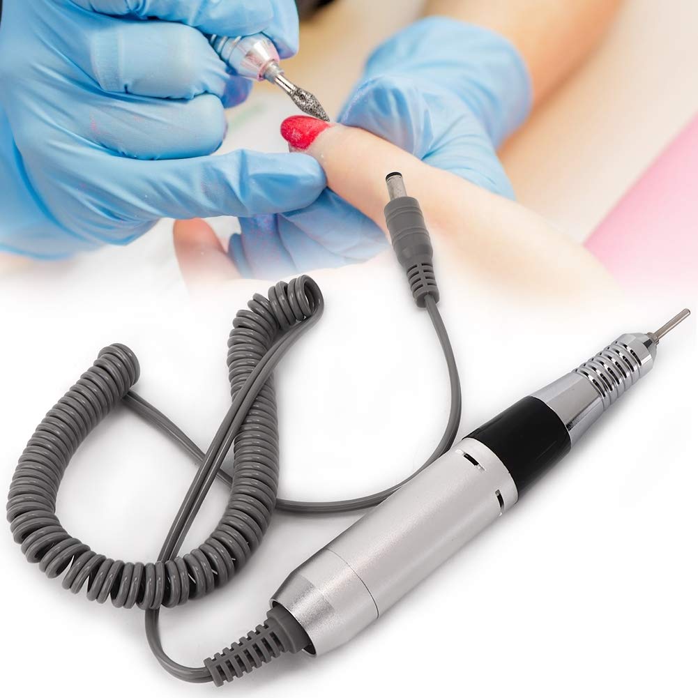 35000RPM taladro de uñas eléctrico Handpiece, manicura pedicura pulido forma herramientas, taladro de uñas acrílico herramientas uñas falsas accesorios
